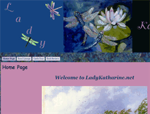 Tablet Screenshot of ladykatharine.net